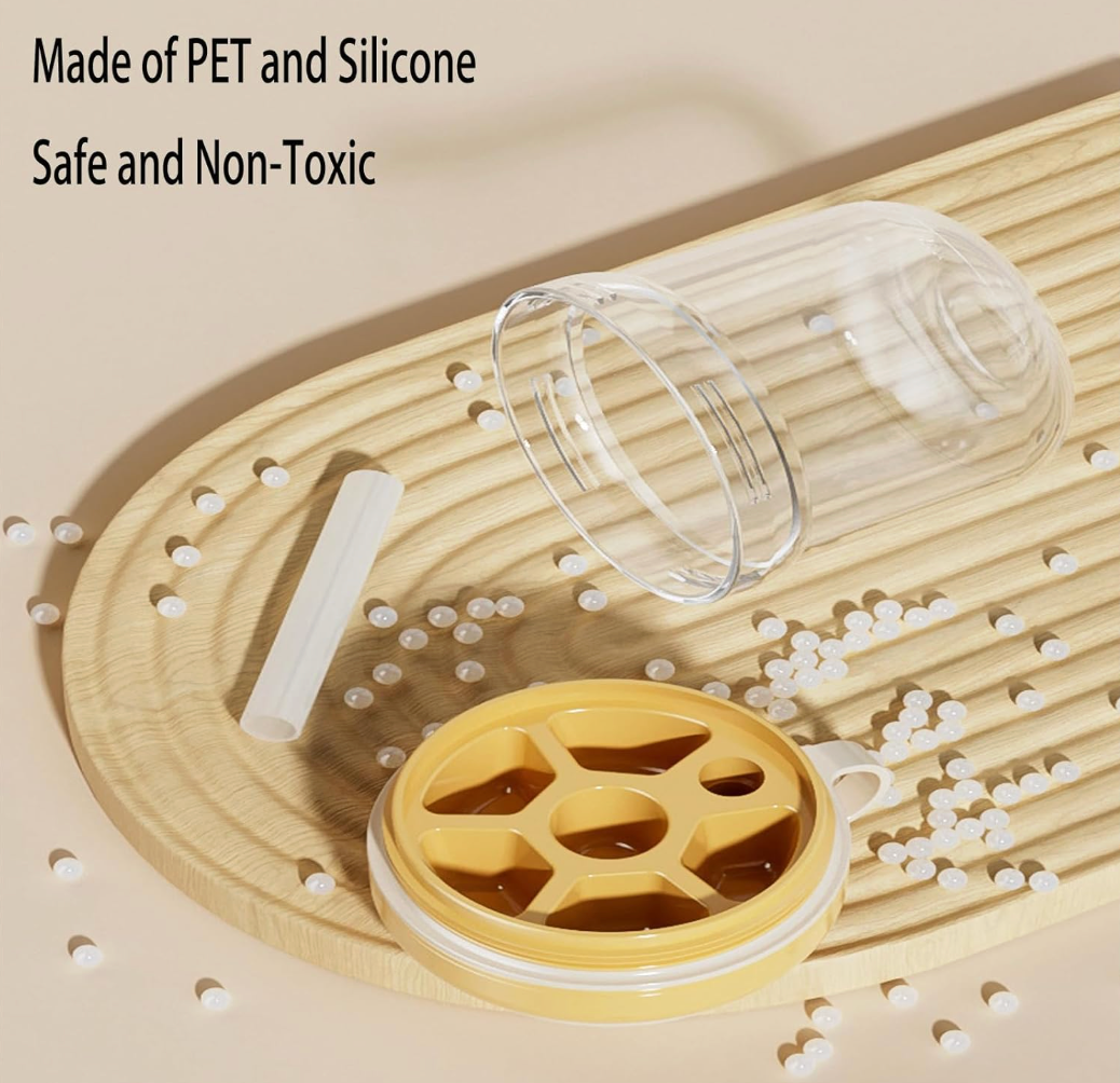 2-in-1 Ice Cube Maker Water Bottle with Straw
