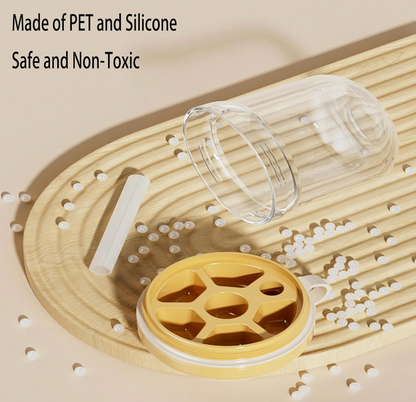 2-in-1 Ice Cube Maker Water Bottle with Straw